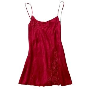 Red Hot vintage y2k Victoria Secret Slip